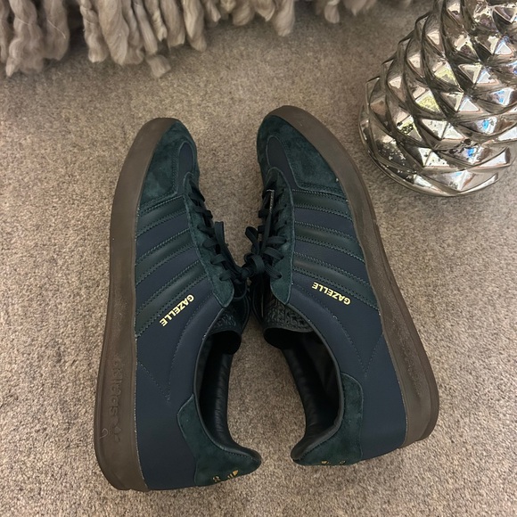 Adidas Gazelle Indoor Shadow Sneaker - Green Gum - Size Men’s 11 - Picture 8 of 13